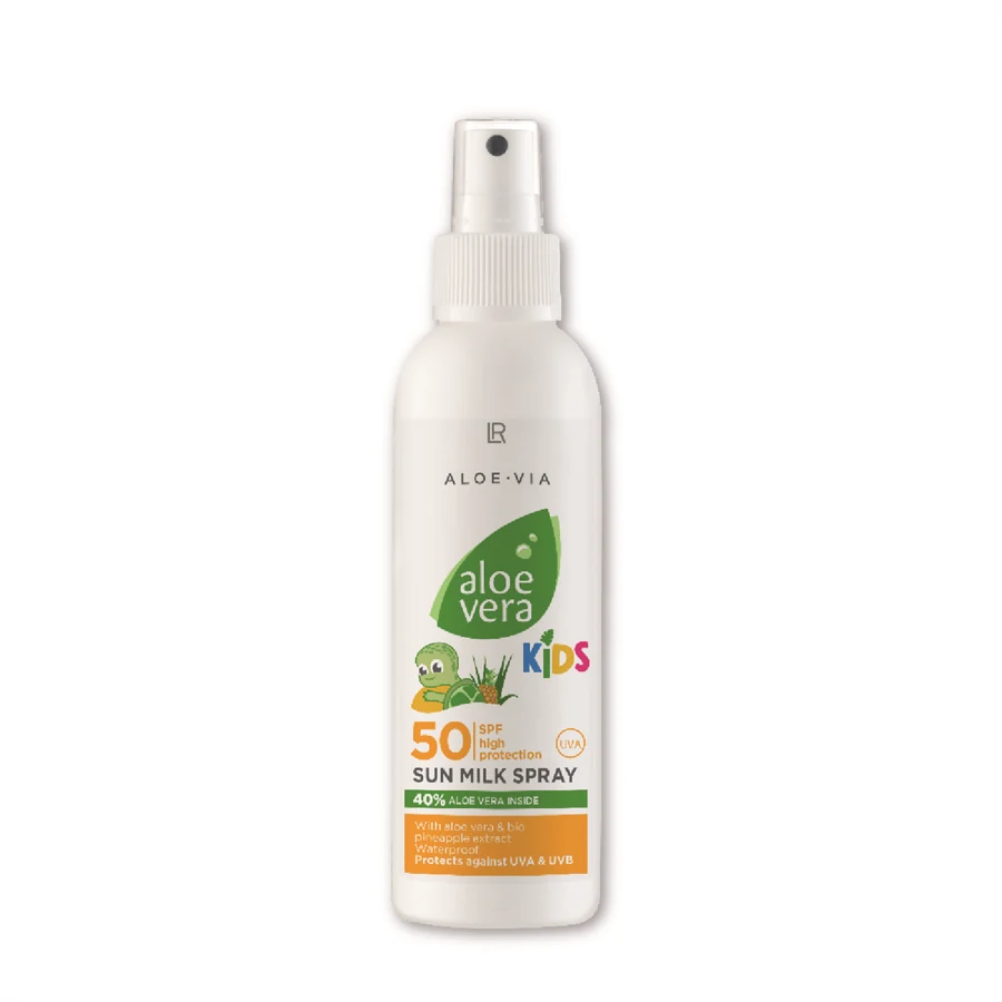 Aloe Vera Kids Sun SPF 50 Opalovací mléko ve spreji