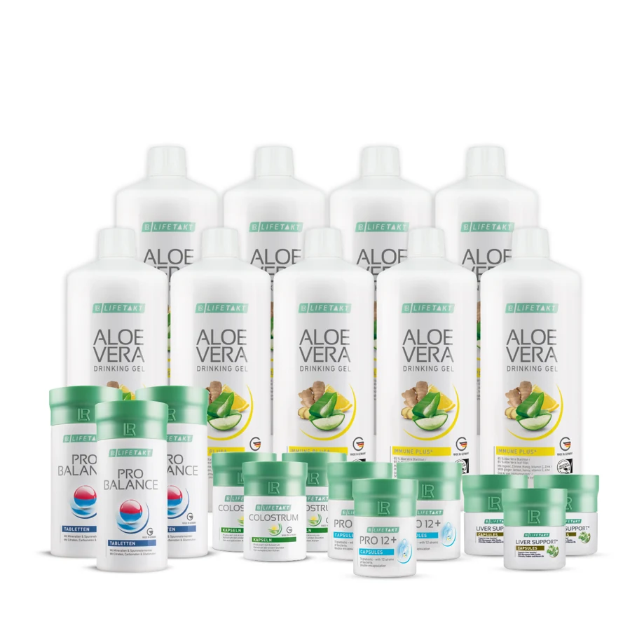 LR HEALTH MISSION 3 měsíce (Aloe Vera Gel Immune + Colostrum Kapsle)