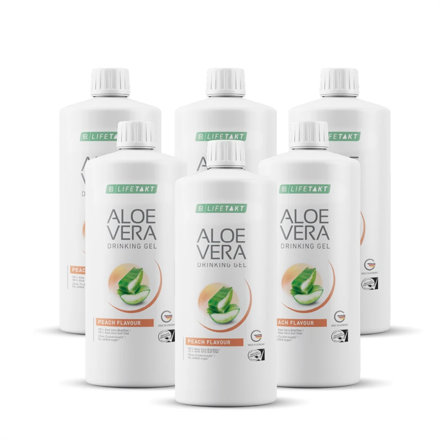 LR LIFETAKT Aloe Vera Drinking Gel Broskev Série 6 ks