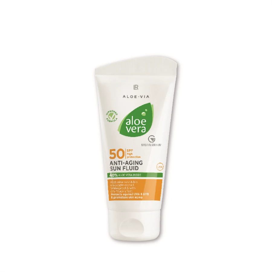 Aloe Vera Sun SPF 50 Anti-aging opalovací fluid