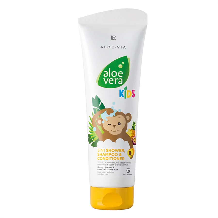 Aloe Vera Kids Care 3v1 Šampón, Kondicionér & Sprchový Gel